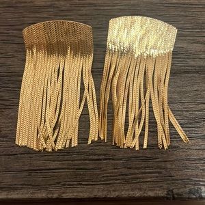 Tuckernuck Gold Fringe Earrings